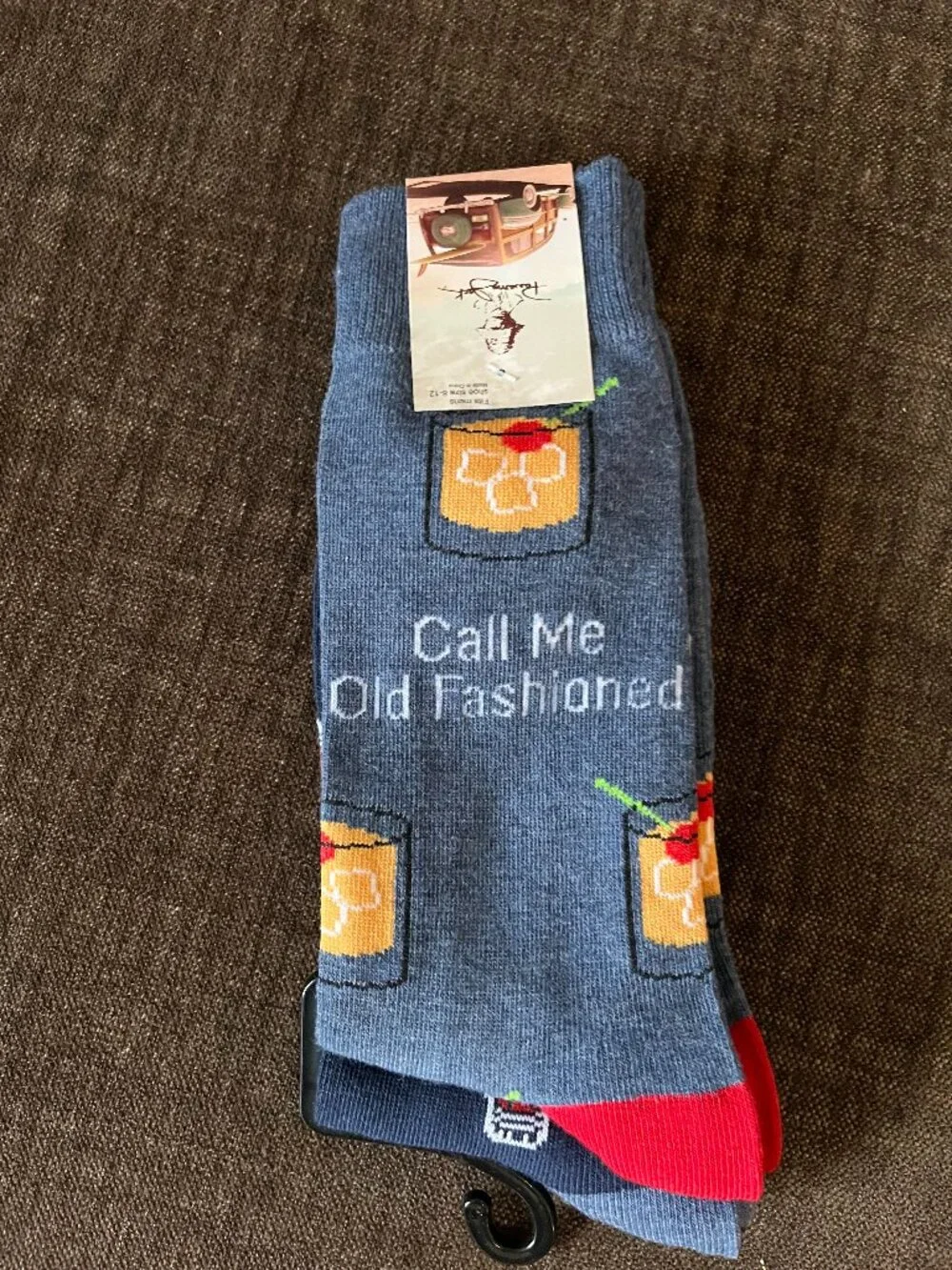 2 Pairs Of Panama Jack Socks - Drinking Themed - Men Size 8-12 - Brand New